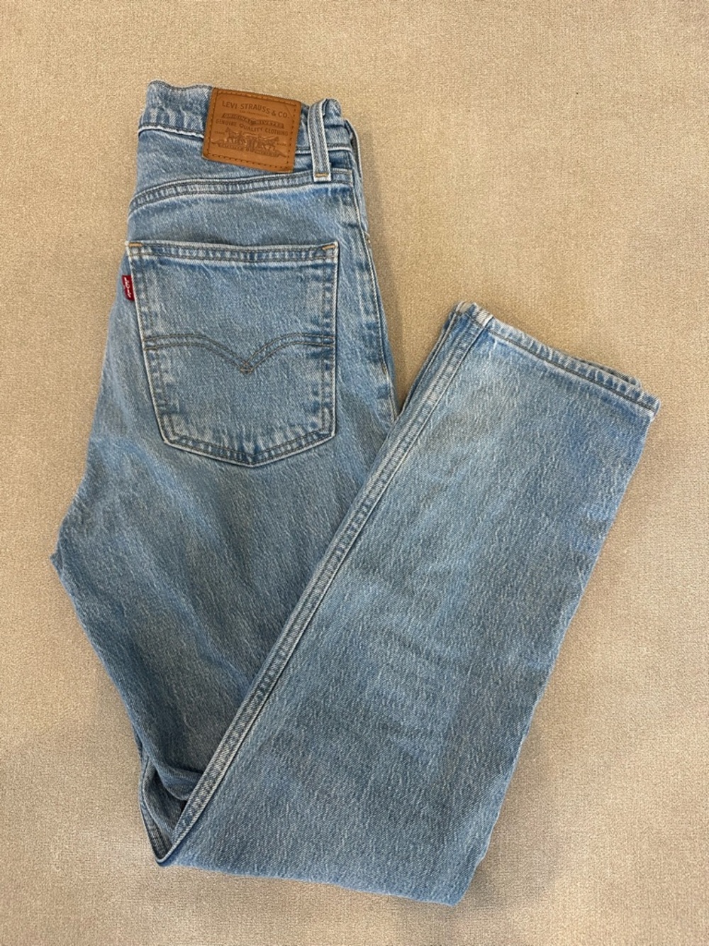 Levi's Women’s Light Blue 70’s High Slim Straight Jeans Size 27